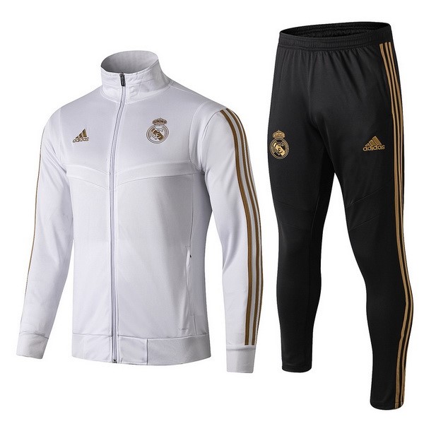 Chandal Niños Real Madrid 2019/20 Blanco Amarillo